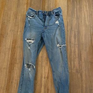 Abercrombie & Fitch Destroyed Denim